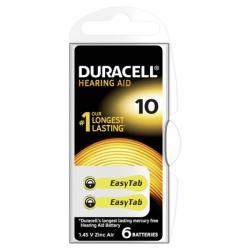 Duracell baterie pro naslouchátko DA10 6ks balení originál