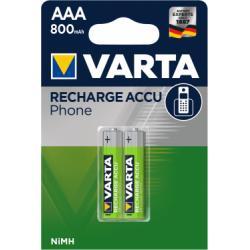 Varta Phone Power T398 Micro AAA 800mAh 2ks balení originál