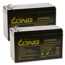 KungLong Blei-Gel-baterie kompatibilní s UPS APC RBC 9 9Ah 12V (nahrazuje také 7,2Ah / 7Ah) originál