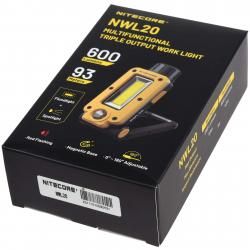 Nitecore NWL20 - Arbeitsleuchte, svítidlo 600 Lumen originál